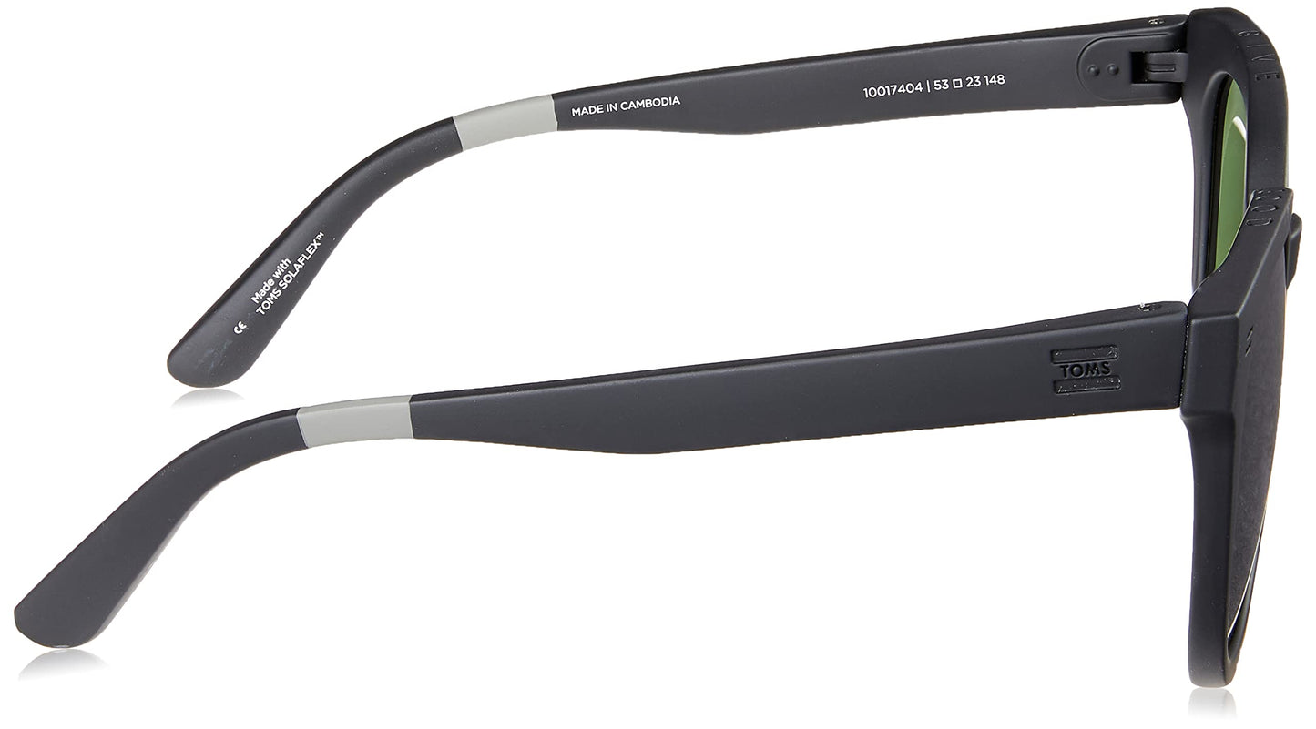 TOMS Juniper Traveler Round Eyeglasses for Women - Designer Sunglasses - UV Protection Glasses w/Case - SOLAFLEX material