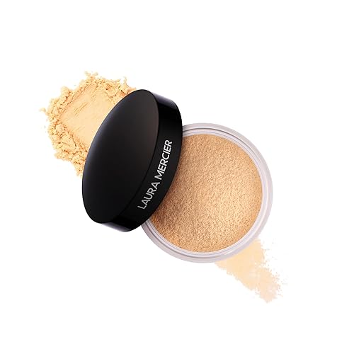 Laura Mercier Translucent Loose Setting Powder, 24HR Shine Control, Infused with Vitamins C + E, Soft Matte Finish, Normal to Oily Skin, 4 Shades