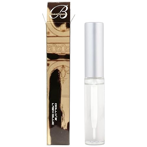 Dolly's Lash Premium Eyelash Extension Glue Bottle (5ml) Natural, Long-Lasting, Strong Hold
