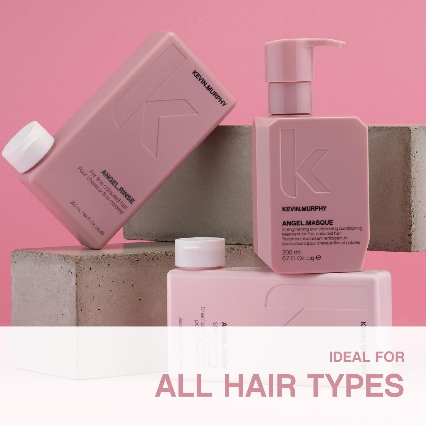 KEVIN.MURPHY ANGEL.MASQUE - Hair Masque for Damaged Hair - For Fine, Dry, Coloured Hair - Deep Conditioning Hair Treatment - With Lotus Flower