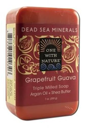 ONE WITH NATURE DEAD SEA BAR SOAP,GRP GVA, 7 OZ