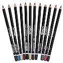 DC-BEAUTIFUL 12Pcs Lot Set 12 Colors Eyeliner Pencil Waterproof Eyebrow Pencil Cosmetics
