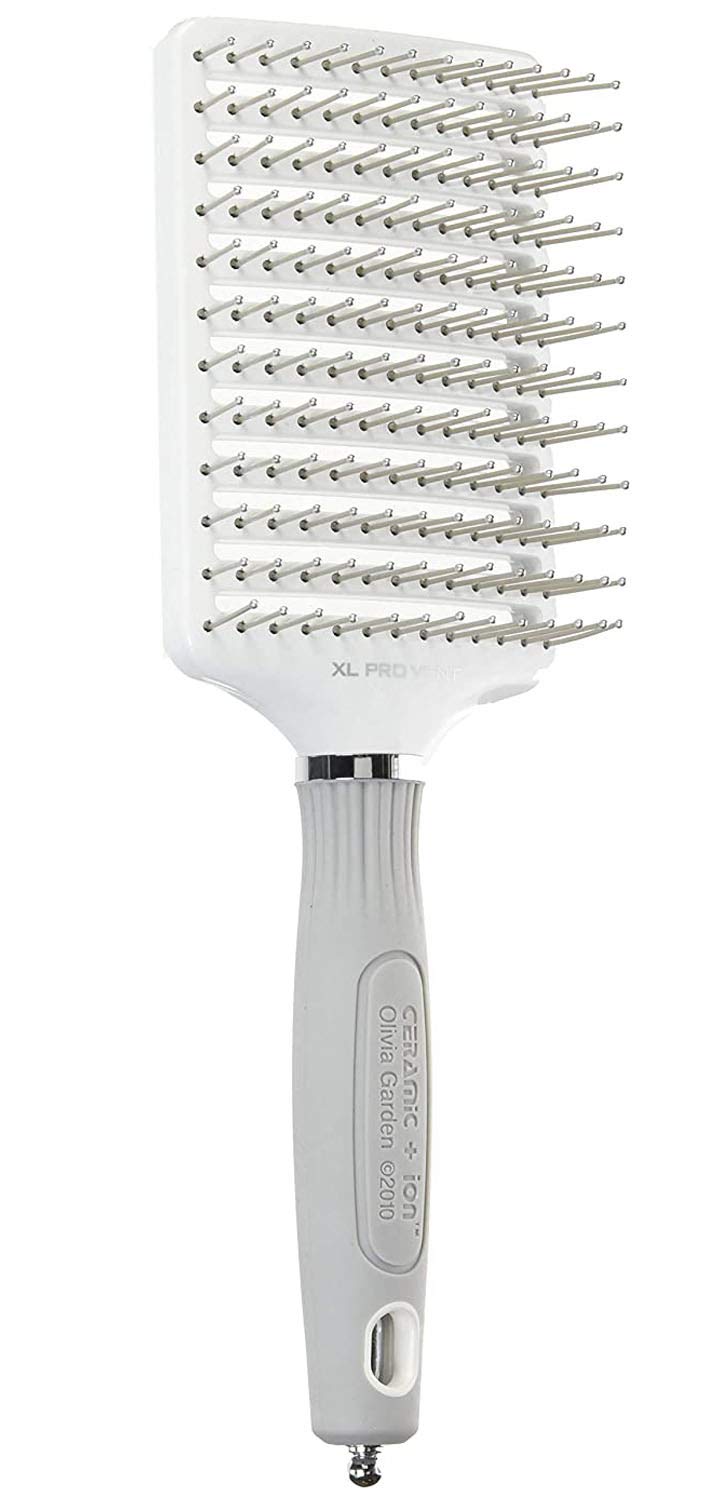 Olivia Garden Ceramic + Ion XL Pro Paddle Hair Brush, Vent (CIXL-PROVNT)