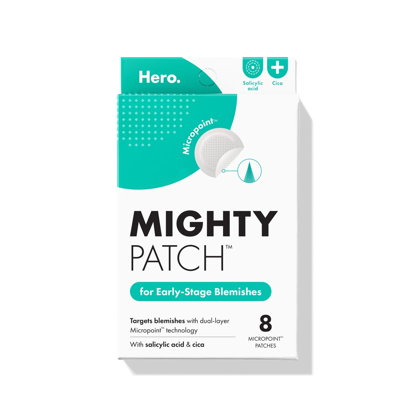 Mighty Patch Hero Cosmetics Micropoint Acne Pimple Patches, 8 Ct Beauty and Personal Care Mighty Patch