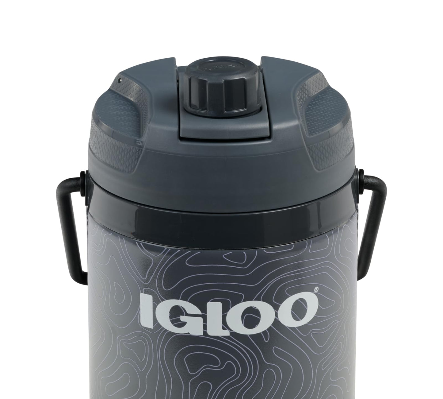 Igloo Trailmate Hybrid 54 oz Insulated Water Bottle, Large Sports Water Jug, Beverage Cooler, Carbonite