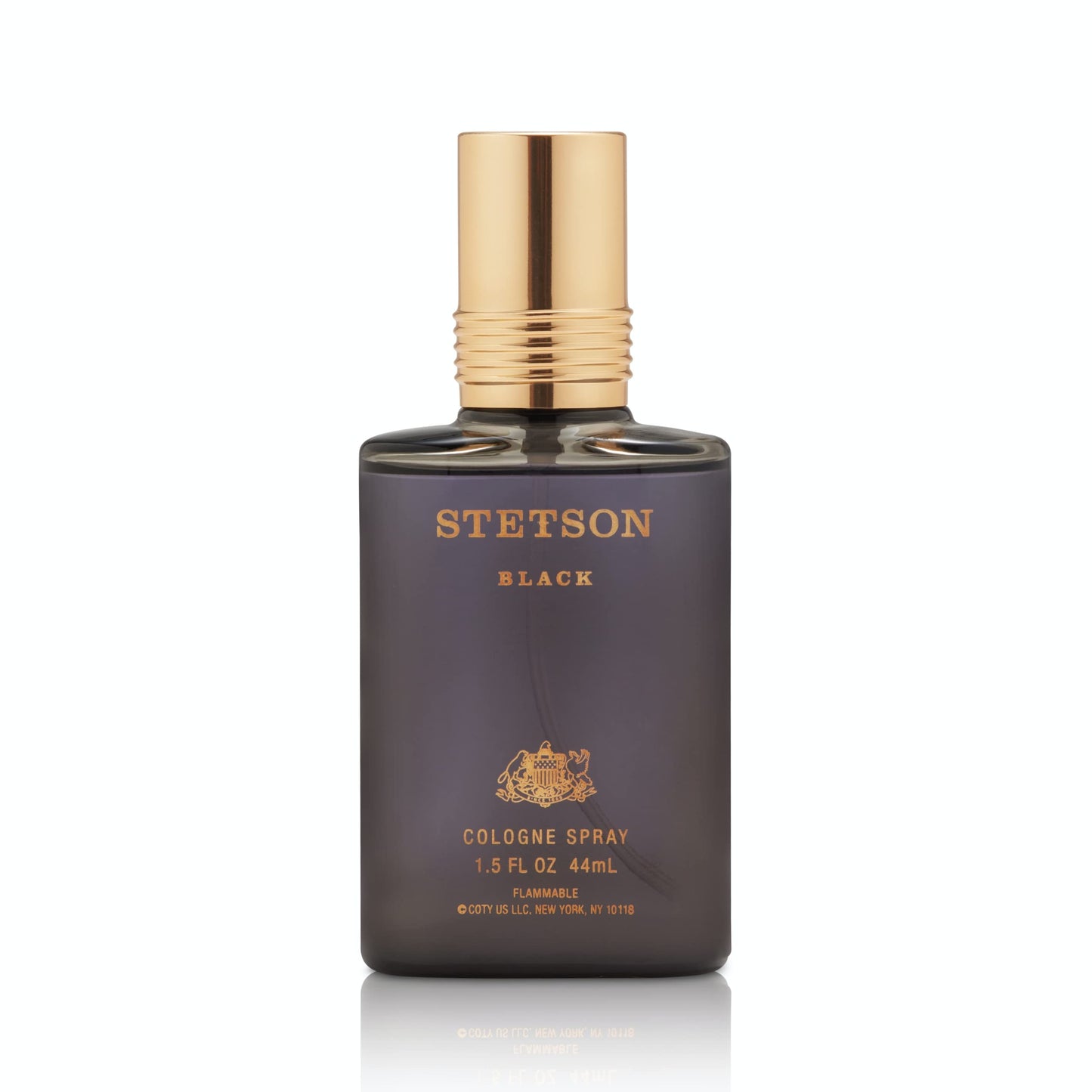 Stetson Black - Cologne for Men - Woody, Dark and Spicy Scent with Fragrance Notes of Sandalwood, Spices, and Suede - 1.5 Fl Oz