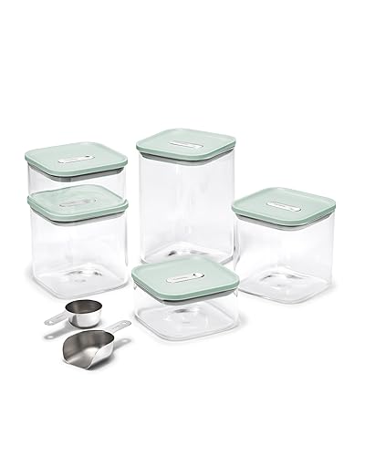 Caraway 13-Piece Glass Airtight Food Storage Containers with Lids - Non-Toxic, BPA-Free Kitchen Storage Containers - Stackable, Space-Saving Airtight…