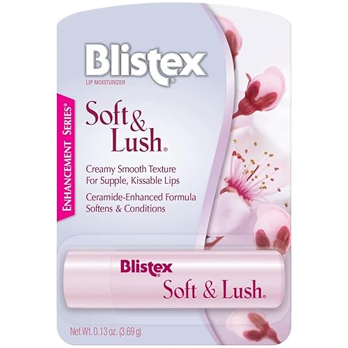 Blistex Soft & Lush Lip Protectant, 0.13 Ounce Tube - Softens & Conditions, Creamy Smooth Texture, Hydrating Lip Balm, Daily Lip Hydration,