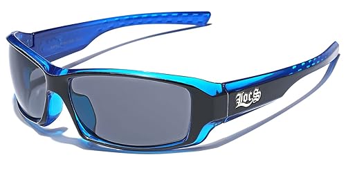 Locs Two Tone Original Gangsta Shades Fashion Statement Translucent Frame Sunglasses