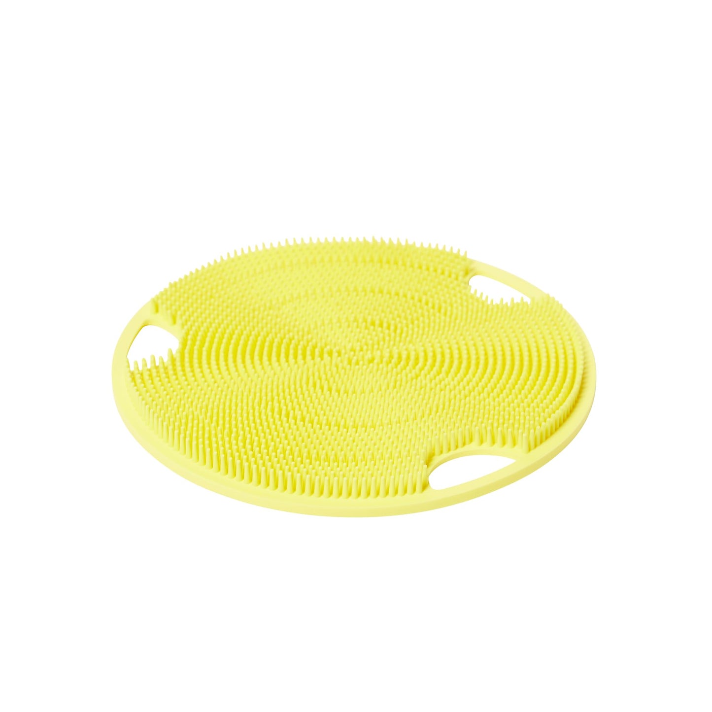 Boie USA Flat Body Scrubber - Soft Silicone-Like Exfoliating Shower Scrubber & Body Cleansing Brush - Stick-to-Wall Loofah Replacement - Body