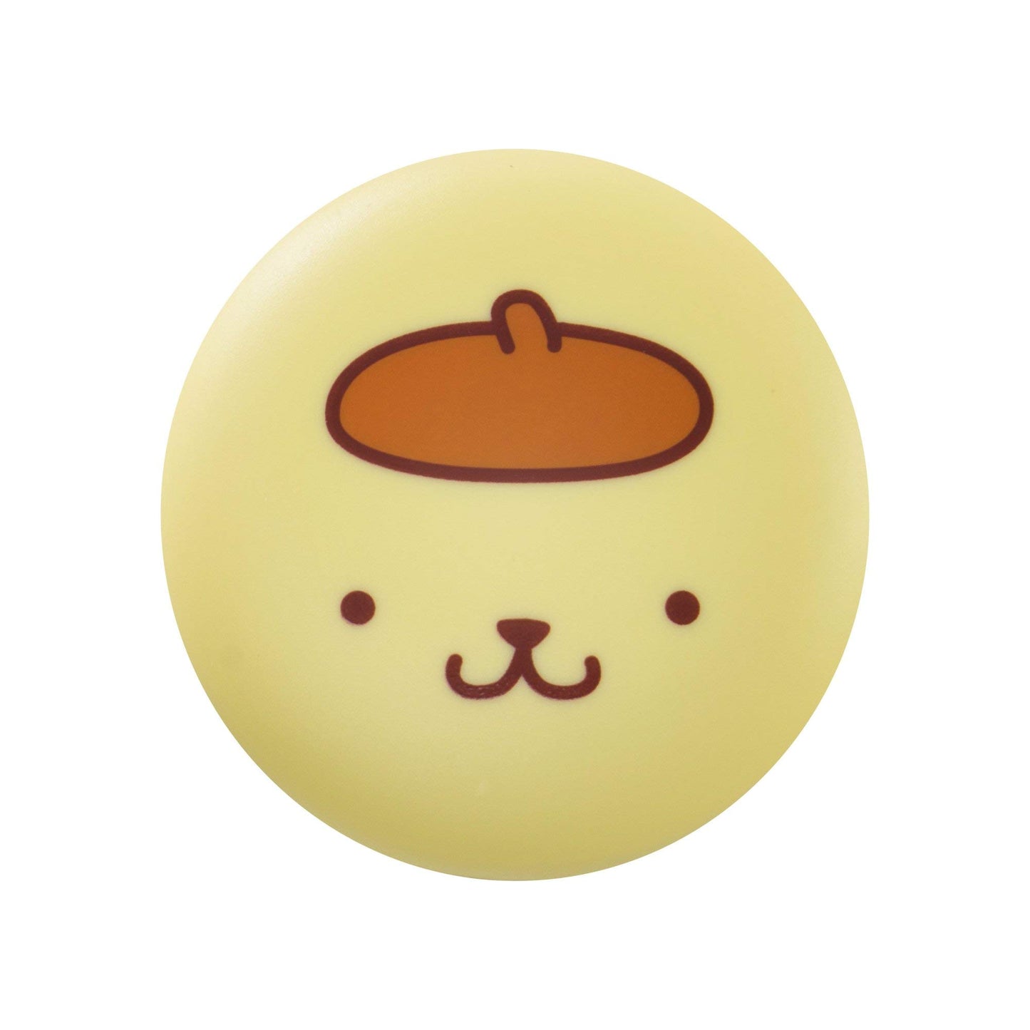 The Crème Shop x Sanrio Hello Kitty Macaron Lip Balm Korean Cute Scented Pocket Portable Soothing Advanced Must-Have on-the-go (Pompompurin Caramel