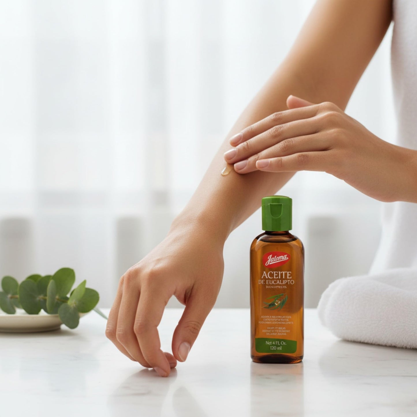 Jaloma Eucalyptus Oil, Moisturizing and Refreshing Skin Care Oil, 4FL Oz (Pack of 1)