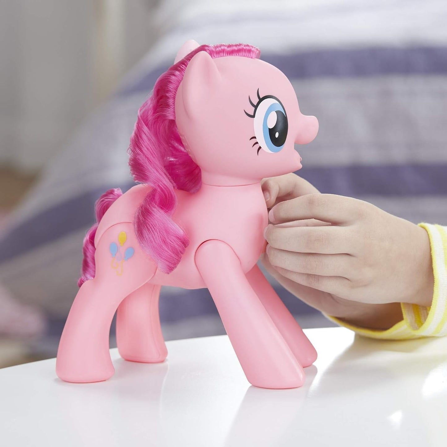 My Little Pony Toy Oh My Giggles Pinkie Pie - 8" Interactive Toy with Sounds & Movement, Kids Ages 3 Years Old & Up