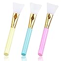 3 PCS Premium Silicone Face Mask Brush, AULLUA Mask Beauty Tool, Soft Silicone Facial Mud Mask Applicator Brush, Hairless Moisturizers, Body Lotion