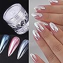 1 Box Nail Glitter Peacock Pearl Nail Powder Shimmer Glitter Wedding Bride Nail Design Rubbing Dust Mirror Effect Fairy Powder DIY Gradient Nail Art