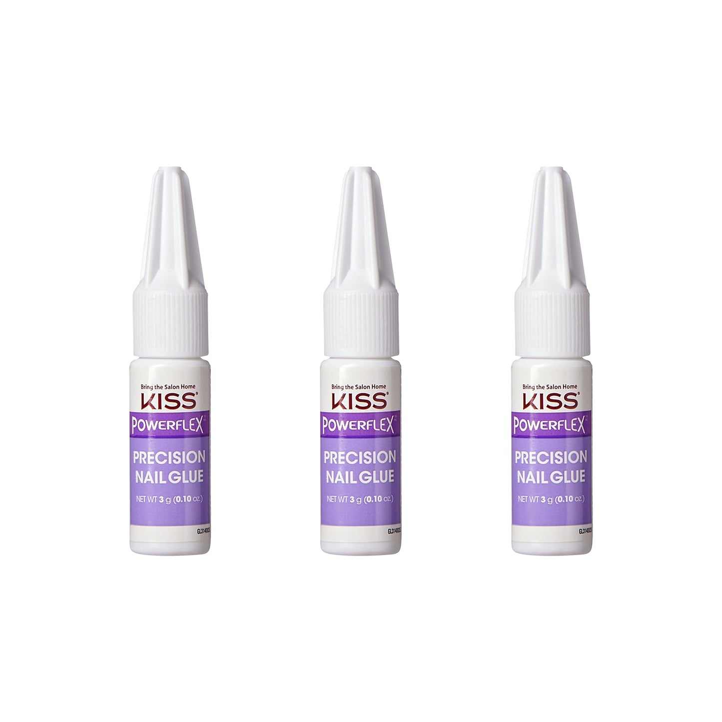 Kiss Powerflex Precision Nail Glue 0.10 Ounce (Pack of 3) Beauty & Personal Care KISS