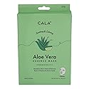 Cala essence facial mask sheets 5 count, 5 Count (Aloe Vera)