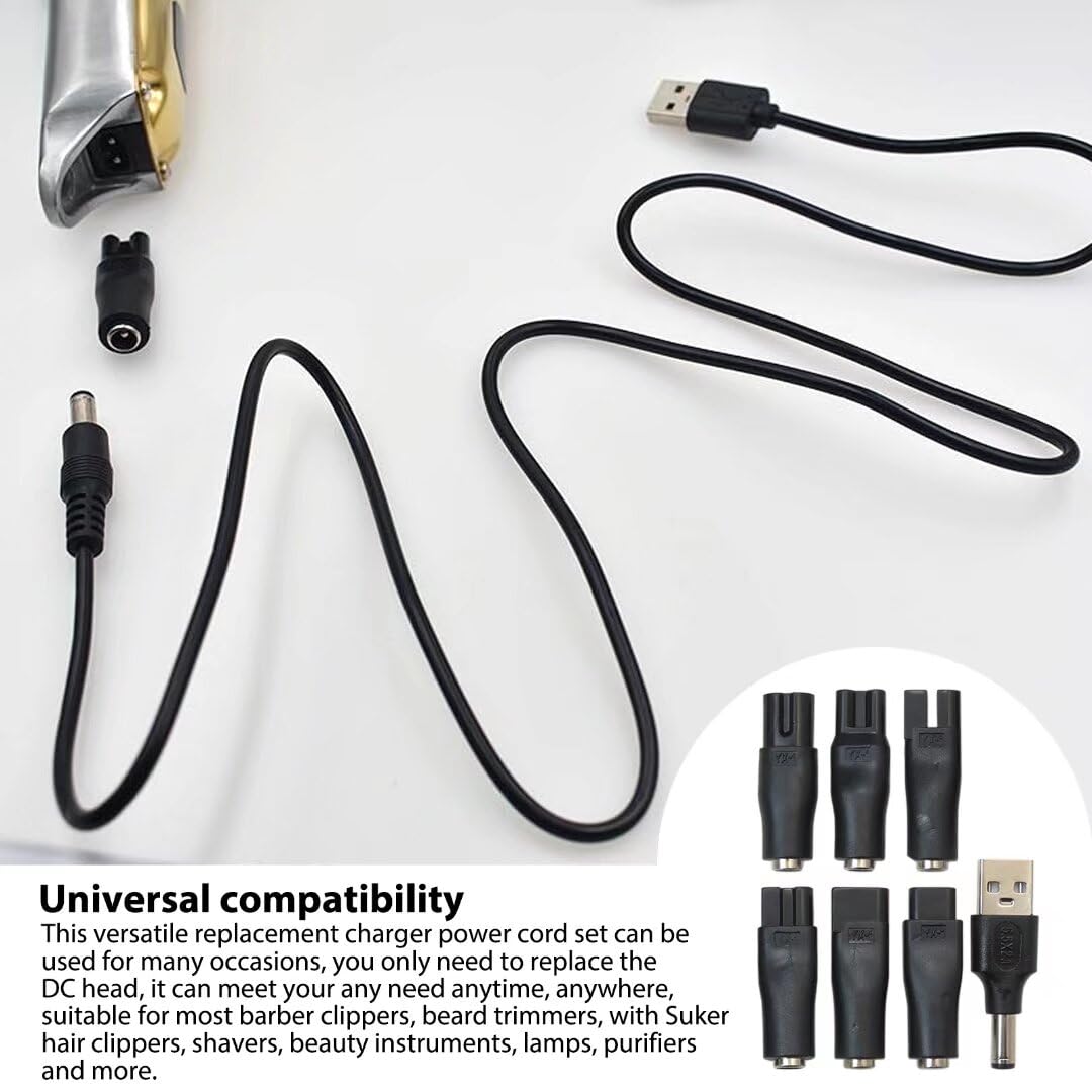 Shaver Power Cord 5V Replacement Charger USB Adapter Set Fit for Norelco 7000/5000 / 3000 Series HQ8505 3000 3100 3500 4100 4200 4500 6100 8000X 8500X Beauty and Personal Care Zafina-UP