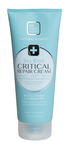 BCL Spa Critical Repair Cream with Organic Arnica Flower + Sea Kelp, intensely hydrating Argan Oil + Shea Butter to soothe + soften skin. 7 Fl Oz