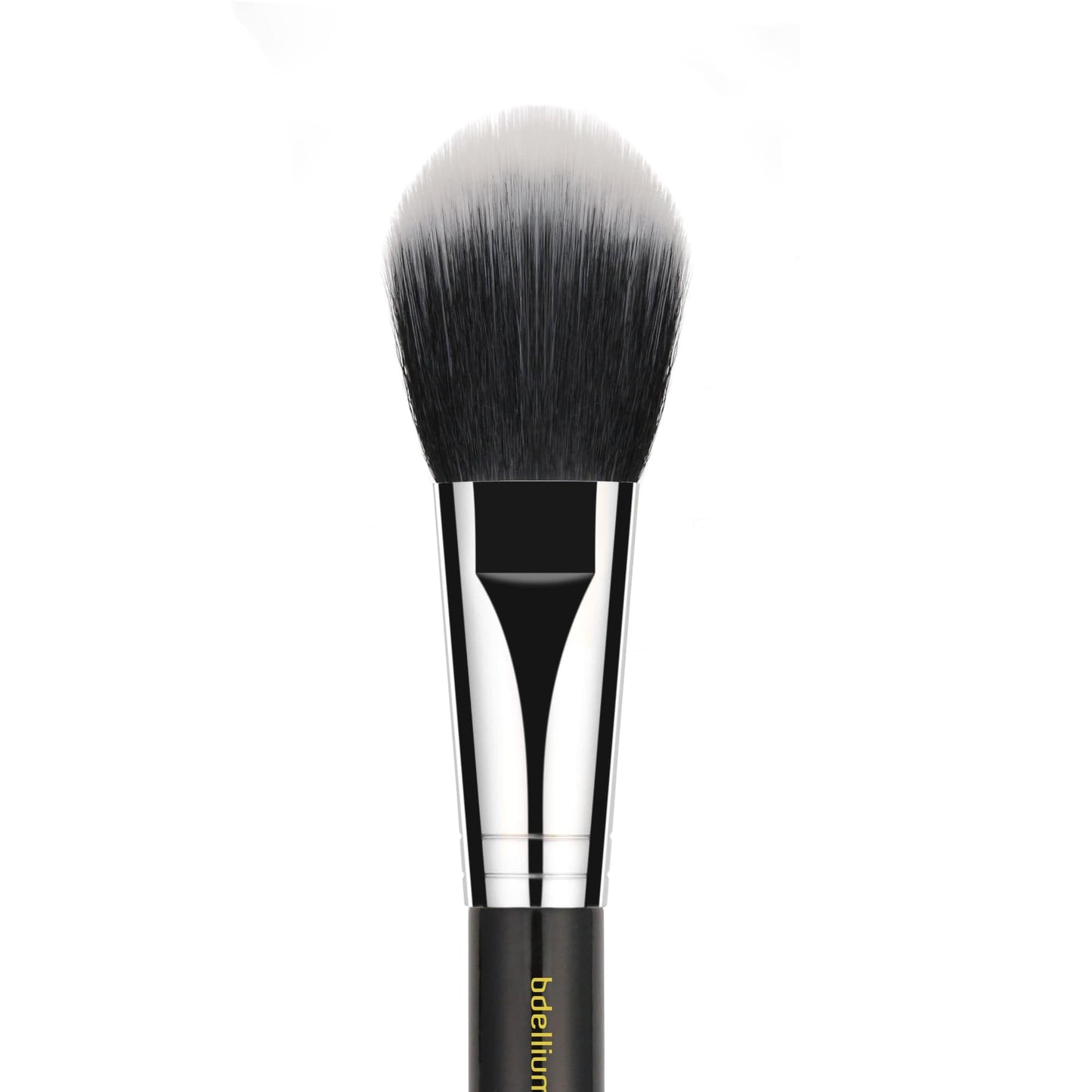 Bdellium Tools Professional Makeup Brush - Maestro Series 985 Duet Fiber Powder - With Soft Synthetic Fibers, For Lightweight Powder Application