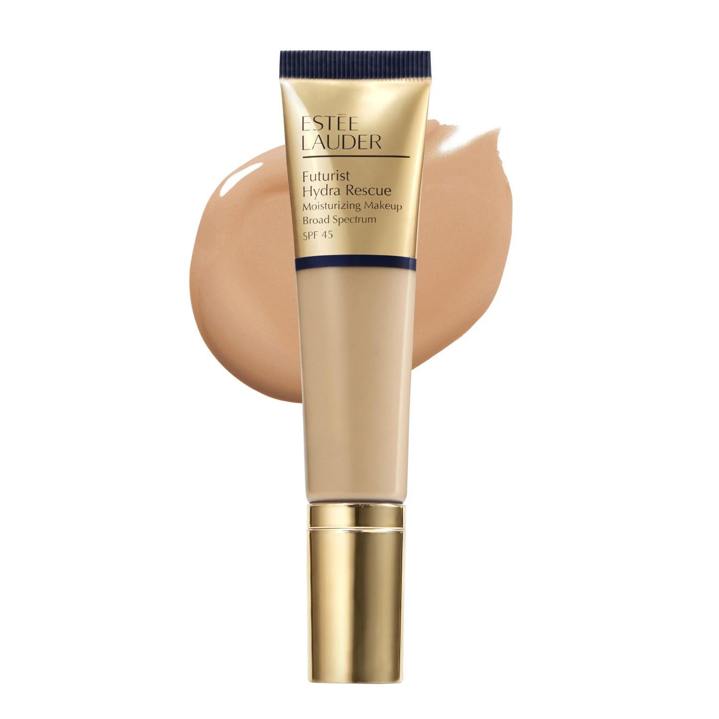 Estée Lauder Futurist Hydra Rescue Moisturizing Foundation Makeup SPF 45 for a 12-Hour Glow, 1.2 Fl Oz, 3W2 Cashew