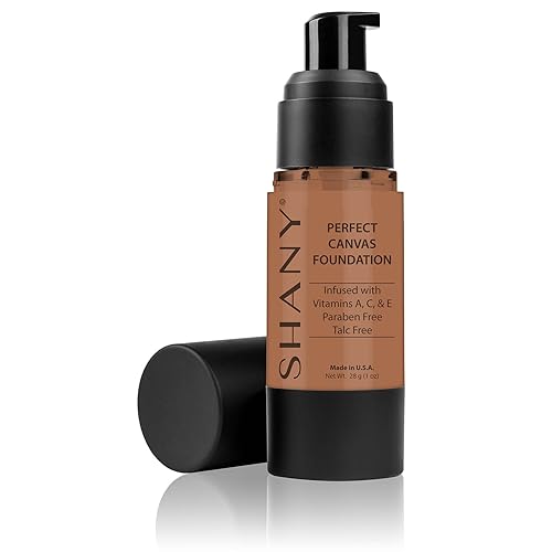 SHANY Perfect Canvas Liquid Foundation, Paraben/Talc/Oil Free, DC1, 30 Fluid Ounce