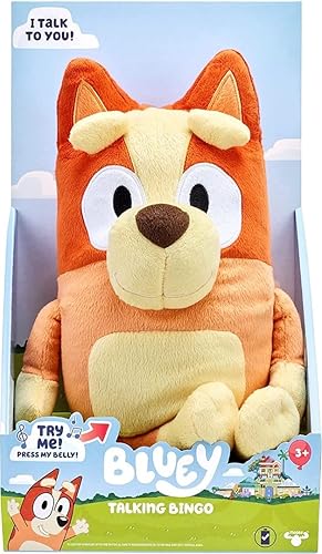 Bluey 17143 SFX, Feature, Interactive, Talking, 13" Plush, 17137