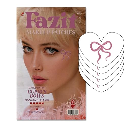 Fazit Makeup Patches - Cupid's Bow Speckles - Glow Up Make-Up Patches - Cute Glitter Makeup Accessories for Women - Cosmetic Glitter for Face