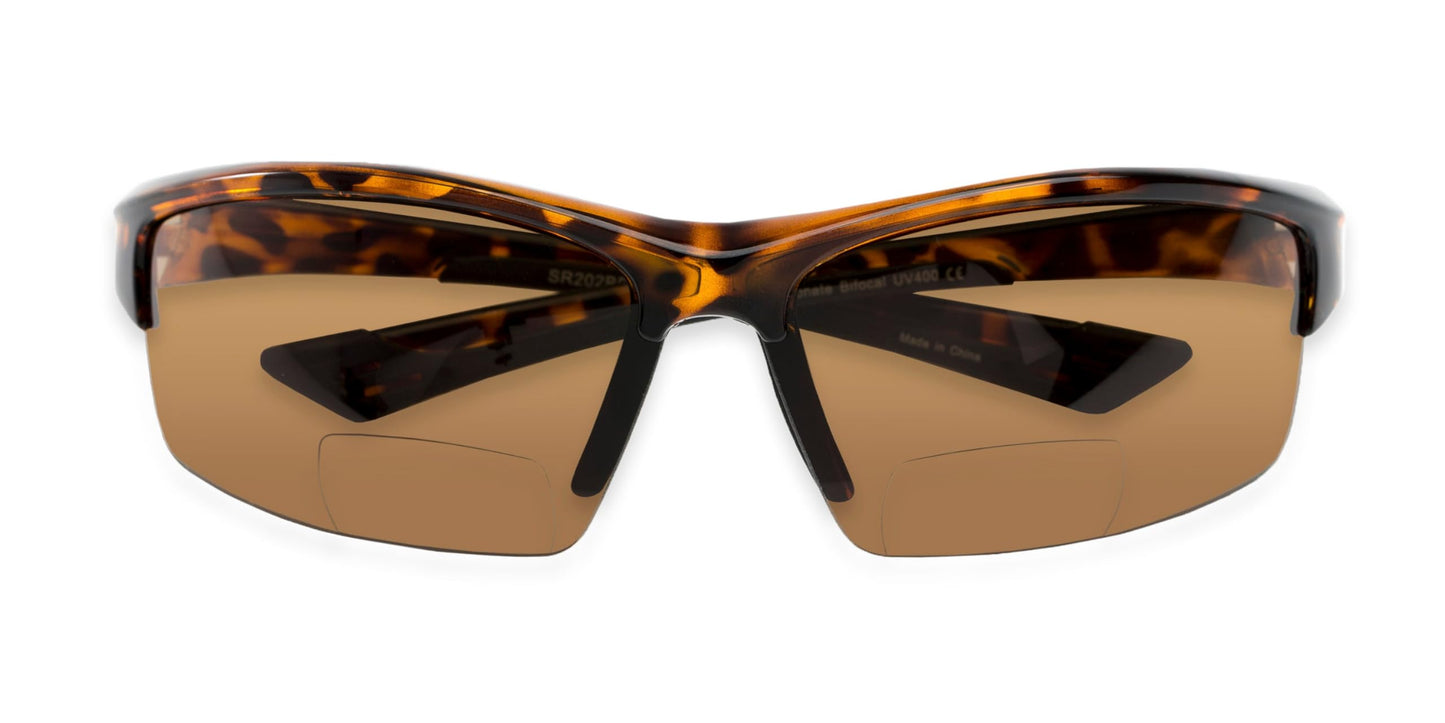 Readers.com Reading Sunglasses: The Roster Bifocal Reading Sunglasses rectangle Style for Men and Women