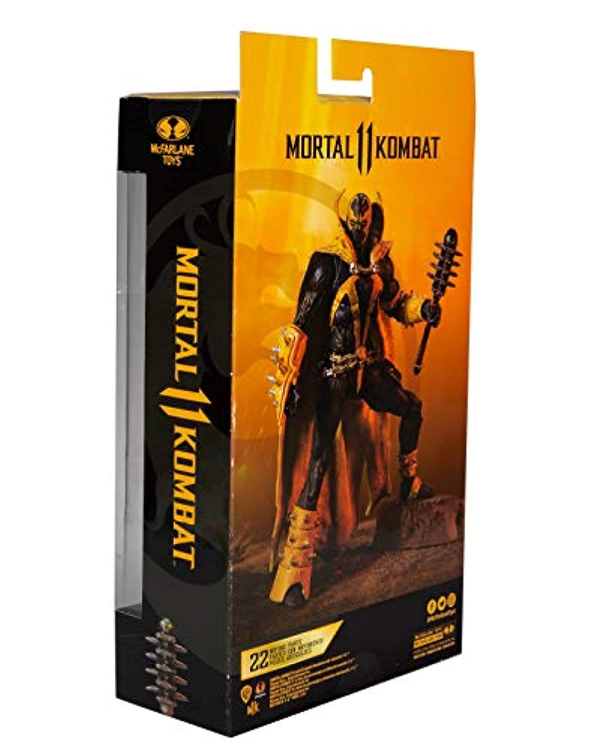 McFarlane Toys 7-inch Mortal Kombat 11 Spawn Figure: Curse of Apocalypse, 22 Moving Parts, Collector's Stand Base - Ages 14+