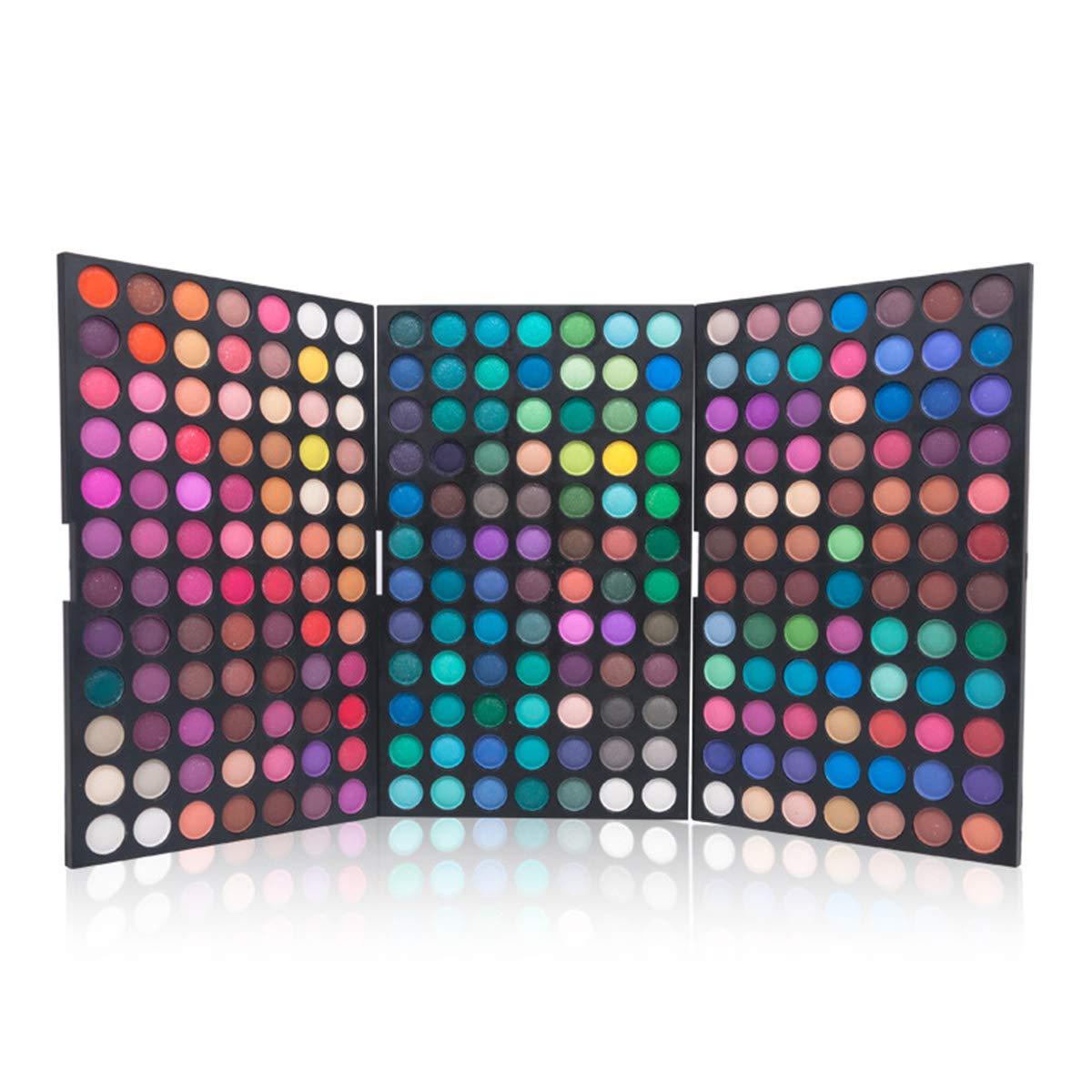 Pure Vie Professional 252 Colors Highlight Eyeshadow Palette Makeup Contouring Kit - Highly Pigmented Nudes Warm Natural Matte Shimmer Cosmetic Eye