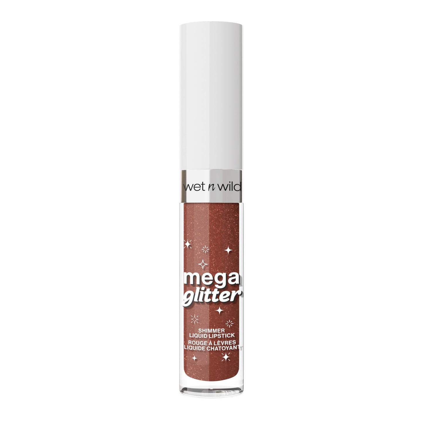 wet n wild Mega Glitter Shimmer Liquid Lipstick, Matte-to-Glitter Finish, Lightweight Formula, Comfortable Wear, Vitamin E-Infused for Nourished Lips, Vegan & Cruelty-Free - Hear Me Out