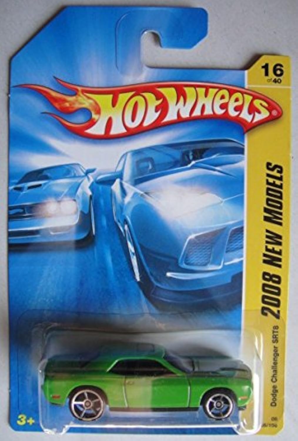 Hot Wheels 2008 New Models, Green Dodge Challenger SRT8 16/40 5 OSP 16/196