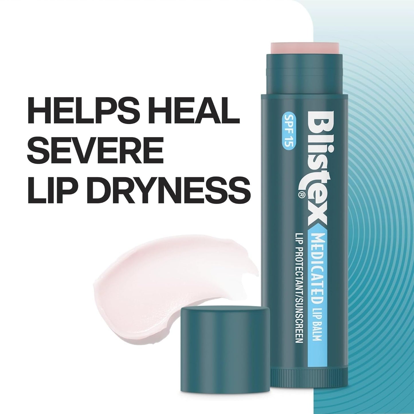Blistex Medicated Lip Balm, 0.15 Ounce, 3 Count (Pack of 1) Prevent Dryness & Chapping, SPF 15 Sun Protection, Seals in Moisture, Hydrating Lip Balm
