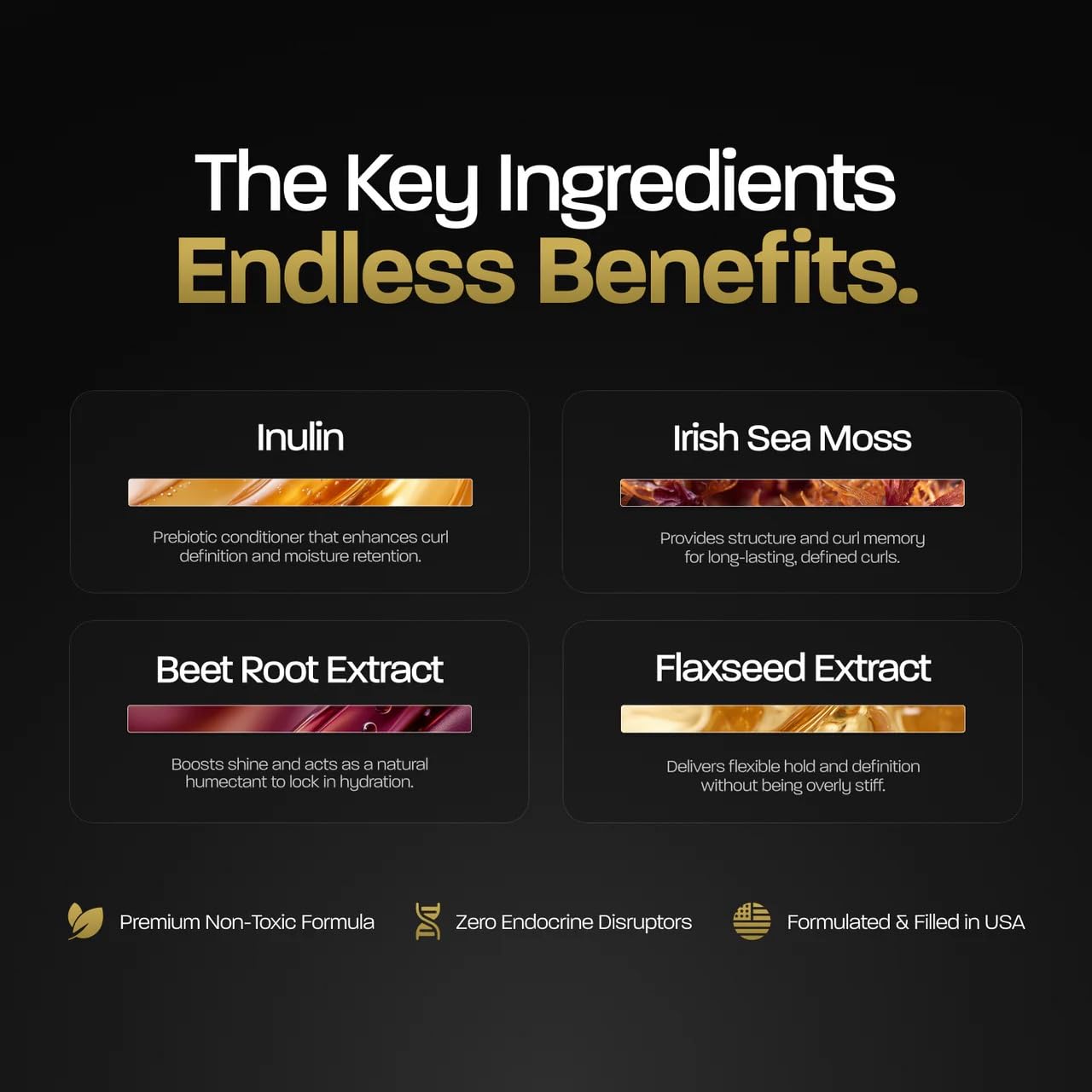 BASED Curl Gel - Maximum Hold & Definition Without Flakes - Scrunches Out Soft with Irish Sea Moss & Flaxseed - Non-Toxic, Paraben Free Formula