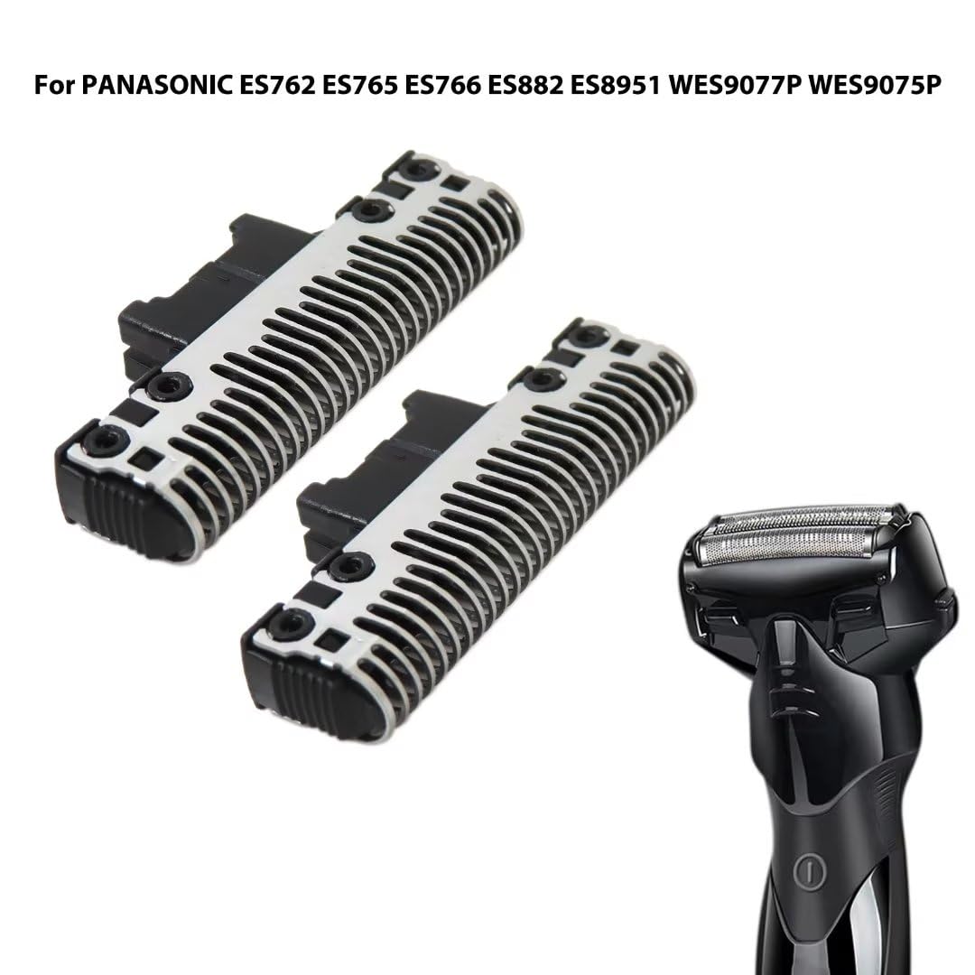 2Pcs 2023 New Shaver Blades Cutter Replacement for Panasonic Shaver Foil : WES9077P WES9075P WES9070, WES9077, WES9079, WES9075 Beauty and Personal Care USonline911