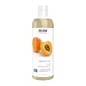 NOW Foods Solutions, Apricot Kernel Oil, Hair Moisturizer, Rejuvenating Skin Oil, Softens Fine Lines, 16-Ounce