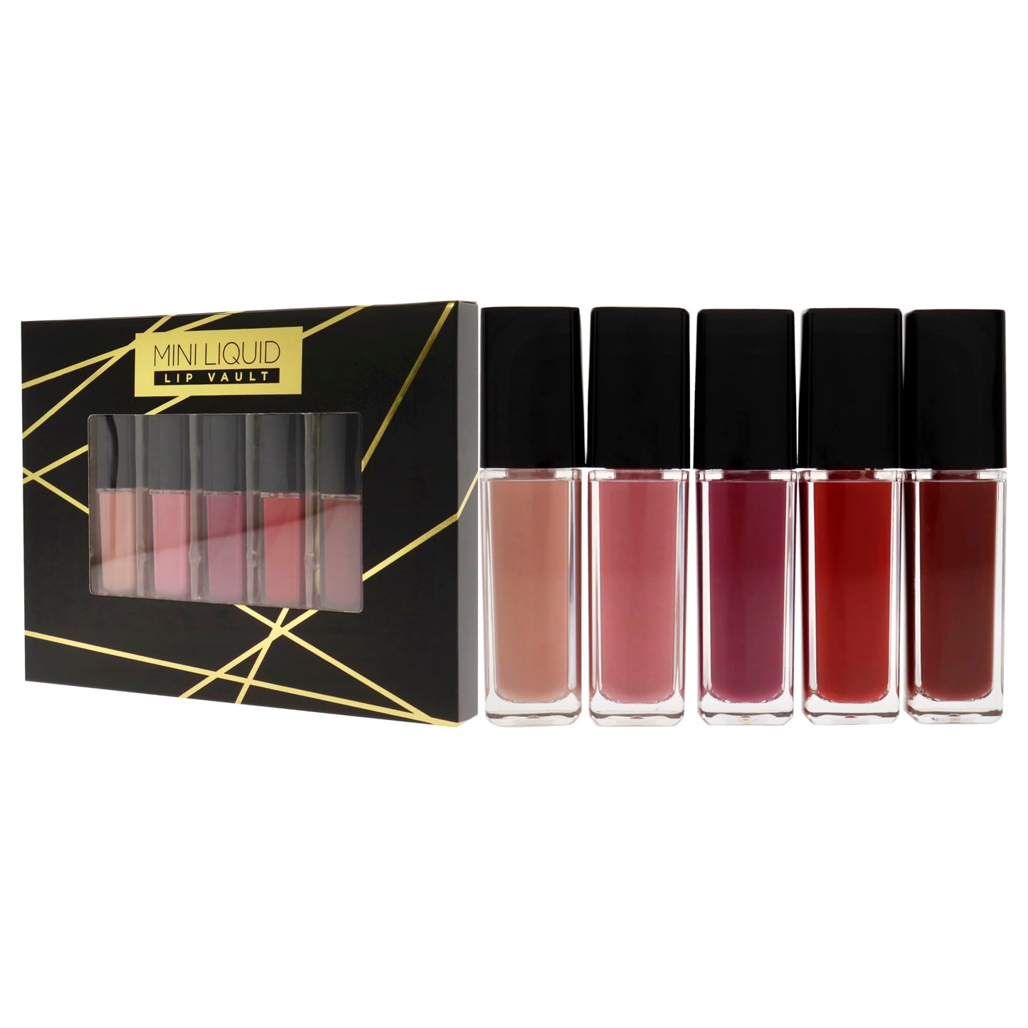 Reaction Retail Mini Liquid Lip Vault 5 x 0.19 oz Lipstick