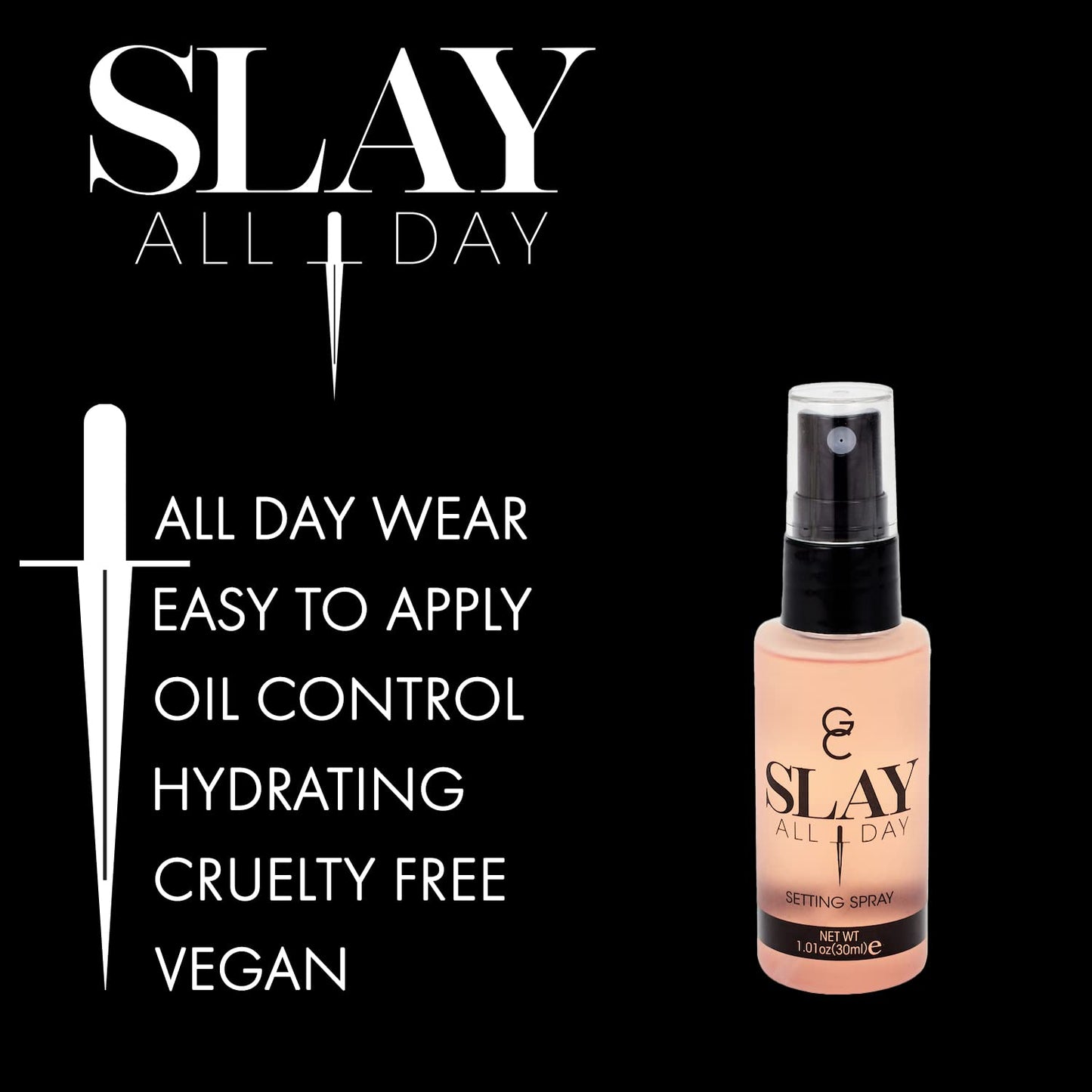 Slay All Day Setting Spray Mini - Mango by Gerard Cosmetic for Women - 1.01 oz Setting Spray