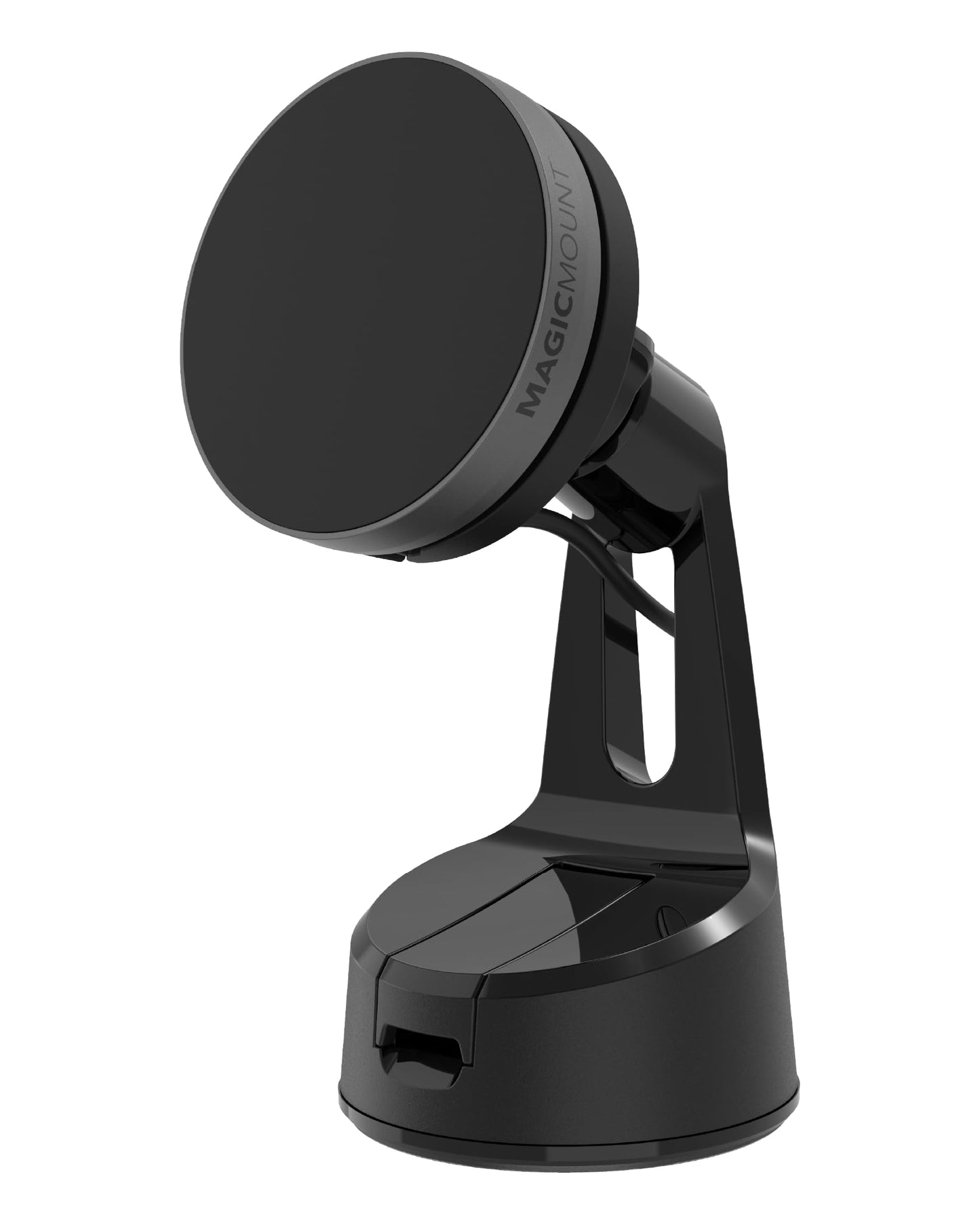 Scosche Qi2 MagSafe Car Mount, 15W Wireless Charging Suction Cup Phone Mount, Magnetic Windshield/Dashboard Cell Phone Holder with Fast USB-C Car…