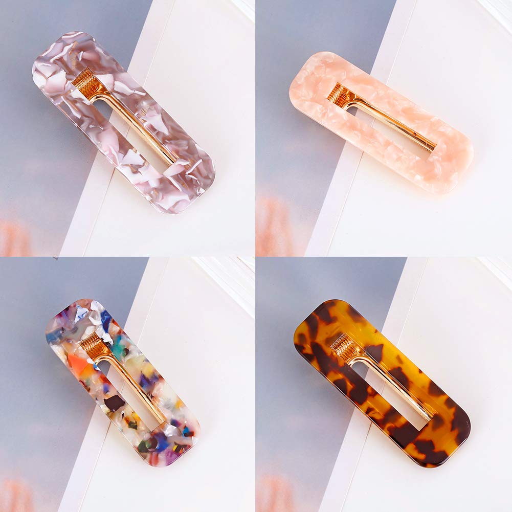 Gukasxi 30pcs Alligator Hair Clips Barrettes Metal Hollow Hair Clip for Silicone Mold Making Pearl Acrylic Resin Hair Pin Hairbow Hairpins Accessories