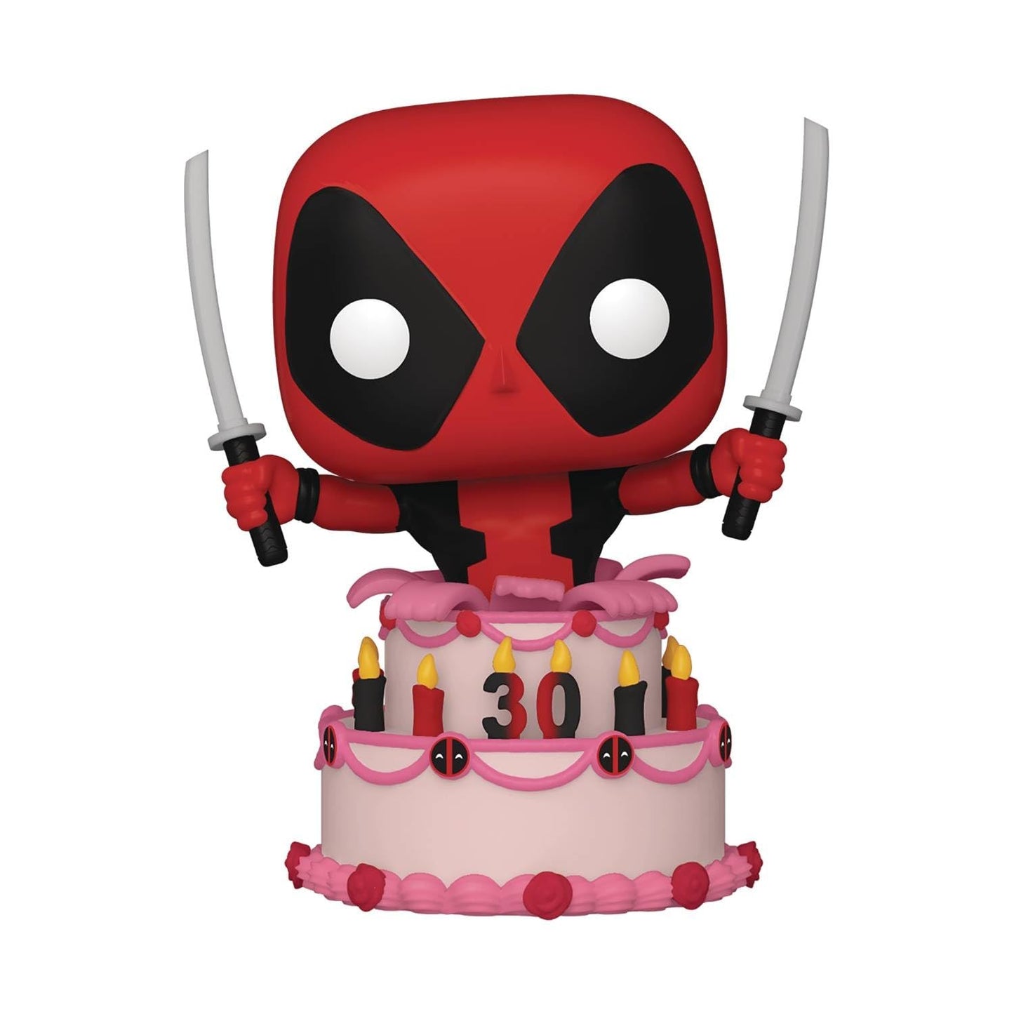 POP Marvel: Deadpool 30th - Deadpool in Cake, Multicolor, Standard