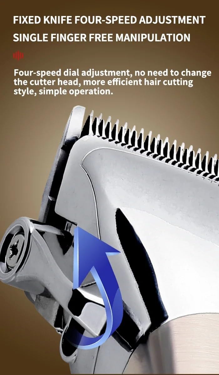 Professional Hair Clippers for Men, Cordless Trimmers Kit with LED Display Electric Beard Trimmer USB Rechargeable Beards Trimmer Haircut Grooming Kit Beauty and Personal Care QDKVTNDJZ