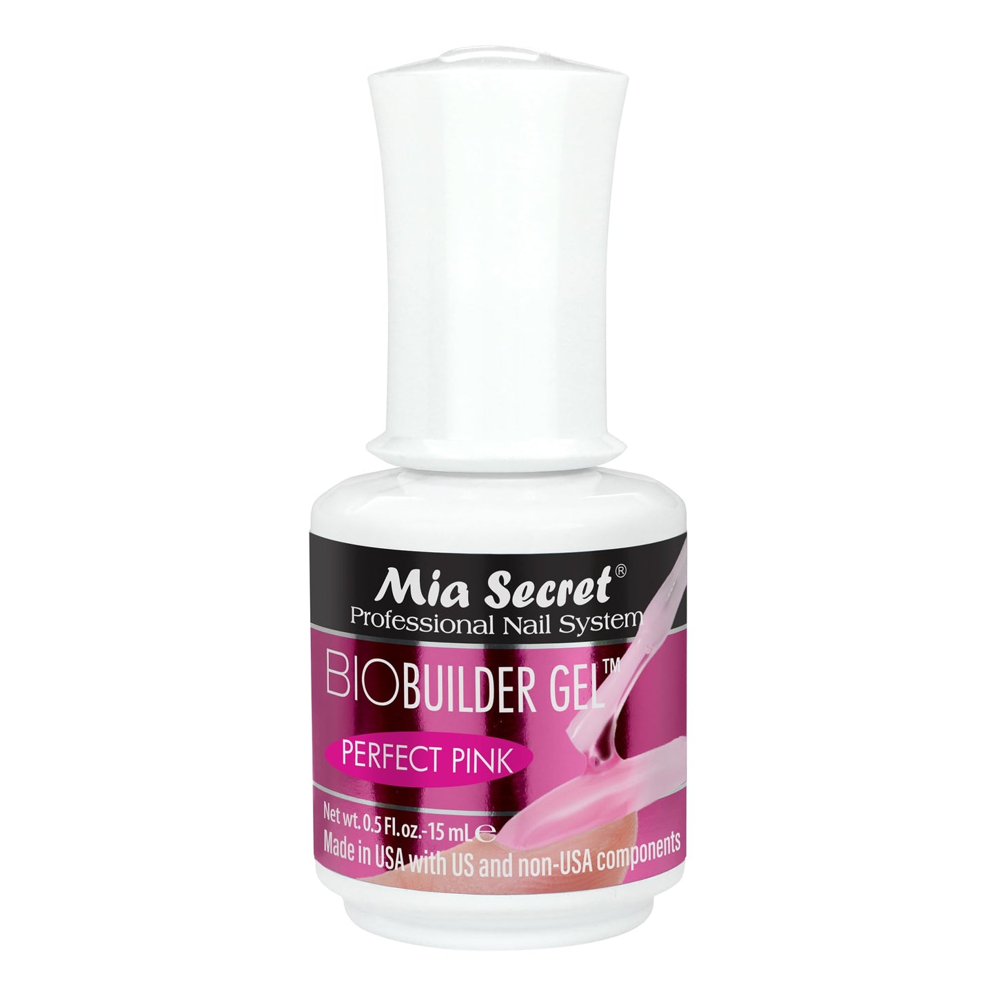 Mia Secret Bio Builder Gel - 0.5 fl oz. (Perfect Pink) Beauty & Personal Care Mia Secret