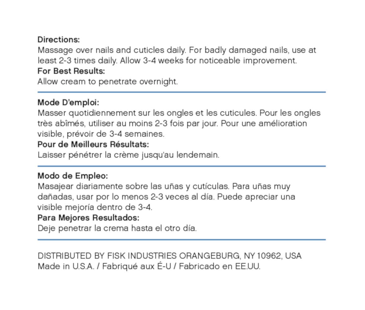 Barielle Nail Strengthener Cream 1 ounce