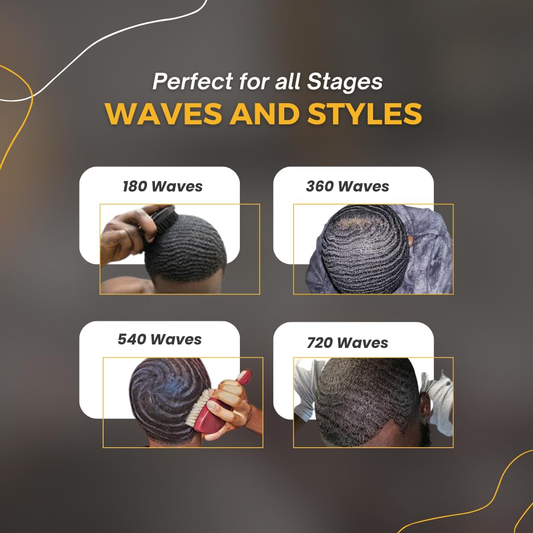 OCEAN VIEW DEEP WAVES POMADE- Water-Based Hair Cream for 360 Wave Training and Wolfing- Silky Smooth Application and Styling, Strong Hold, Easy Wash