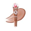 Absolute New York Sweet Pout Tinted Glaze Lip Serum, Donut Tip Applicator, Hydrating Formula with Peptides, Vitamin E and Jojoba Seed Oil (Sugar Rush)