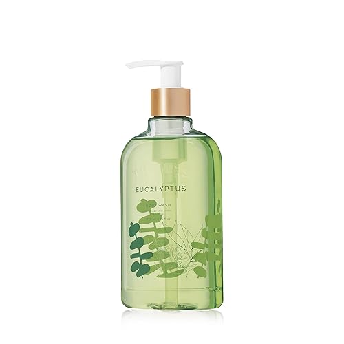 Thymes Moisturizing Body Wash with Pump - Body Soap - Bath Products - Skin Care - Liquid Soap with Notes of Eucalyptus Oil, Petitgrain, Bergamot