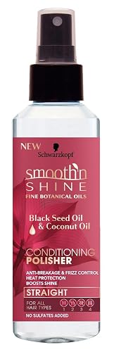 Smooth N Shine Straight Polisher Conditioning Spray 5 Ounce (147ml) (2 Pack)