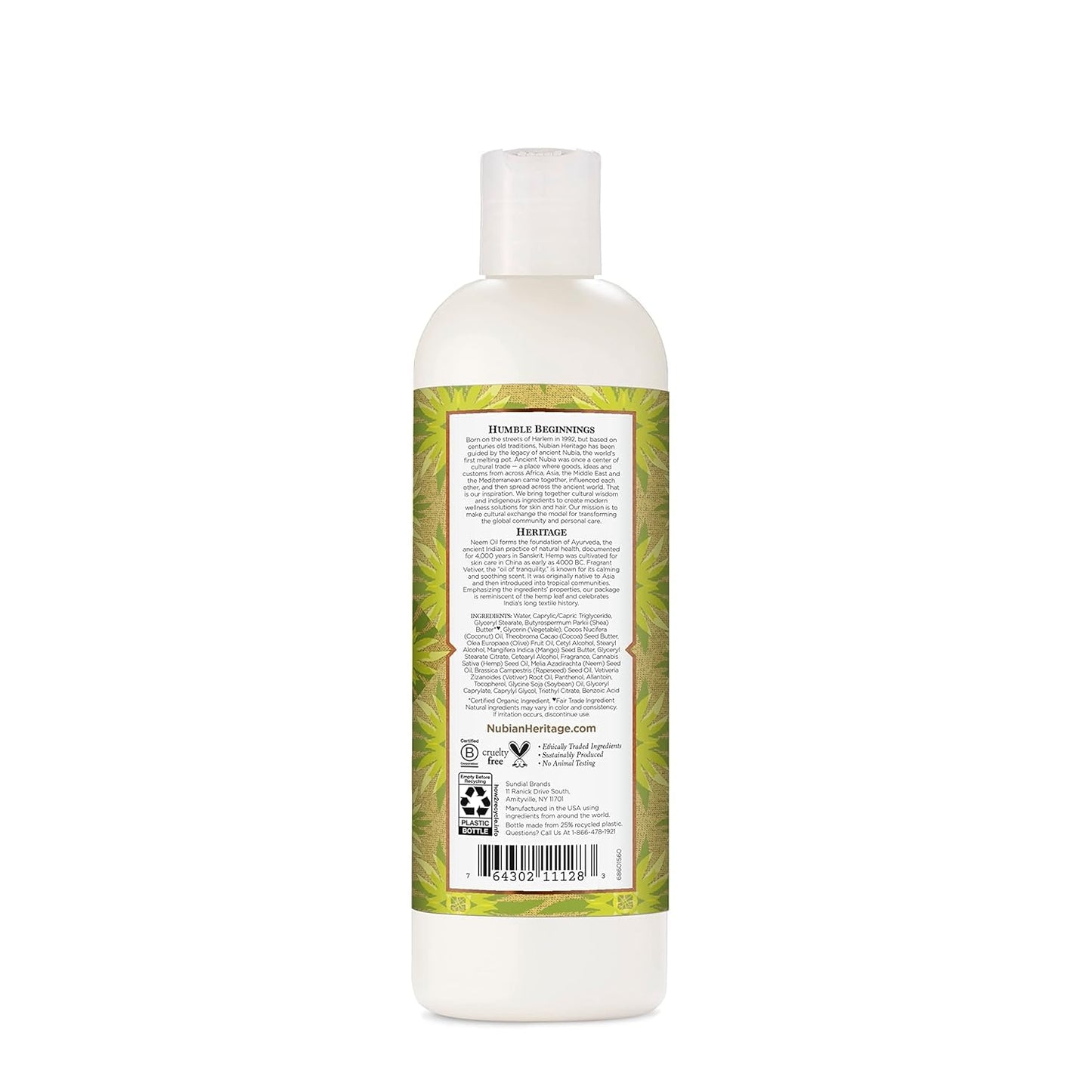 Nubian Heritage Lotion Body Hemp&Vetiver
